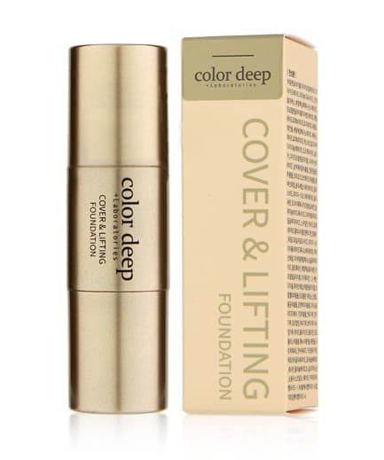 COLOR DEEP Крем стик тональный с лифтинг эффектом, 21 тон светло бежевый